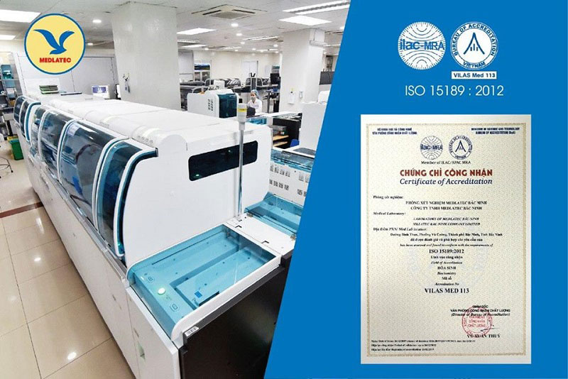 Phòng xét nghiệm Bệnh viện Đa khoa MEDLATEC đạt tiêu chuẩn quốc tế ISO 15189 : 2012