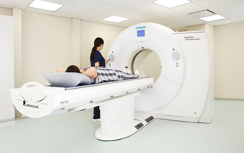Minh họa tiến trình thực hiện chụp CT scan