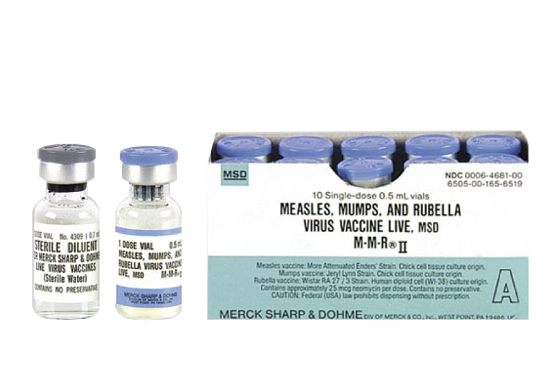 Vắc xin sởi - quai bị - rubella thường gồm 2 mũi tiêm cơ bản