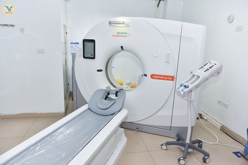 Máy chụp CT hiện đại tại Bệnh viện Đa Khoa MEDLATEC