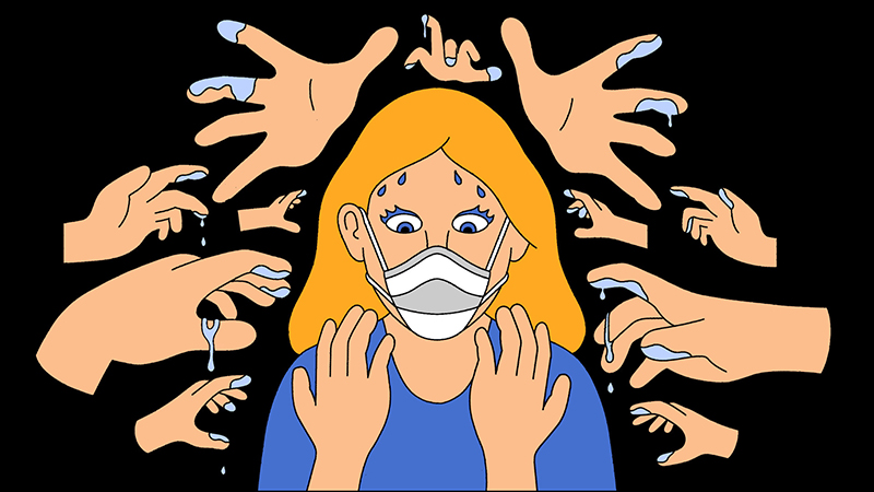 Đưa tay có dính virus lên mắt, mũi, miệng chính là con đường lây nhiễm virus Hanta