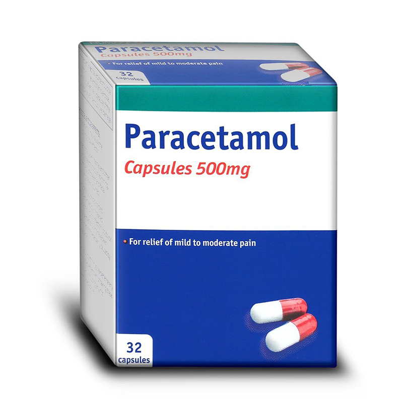 Paracetamol là một dạng hoạt chất có tác dụng hạ sốt và giảm đau hiệu quả