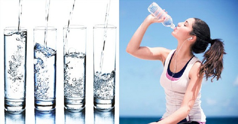 Uống đủ nước và thường xuyên luyện tập thể thao là biện pháp phòng ngừa tình trạng cặn thận