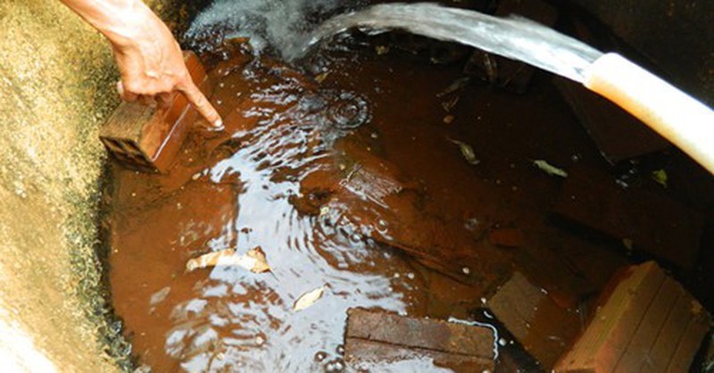 Nguồn nước bẩn có chứa asen