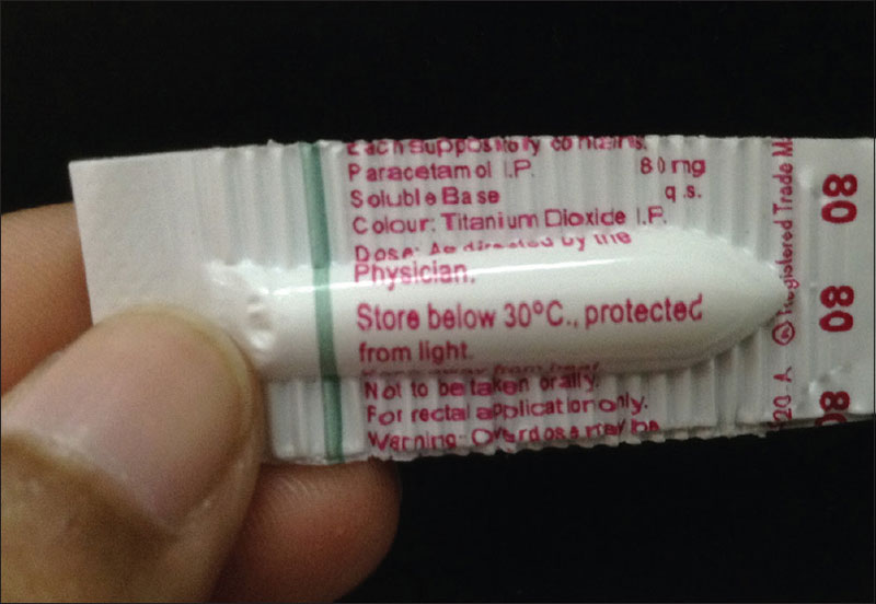 Paracetamol được điều chế dưới dạng viên đặt hậu môn thường dùng cho trẻ em