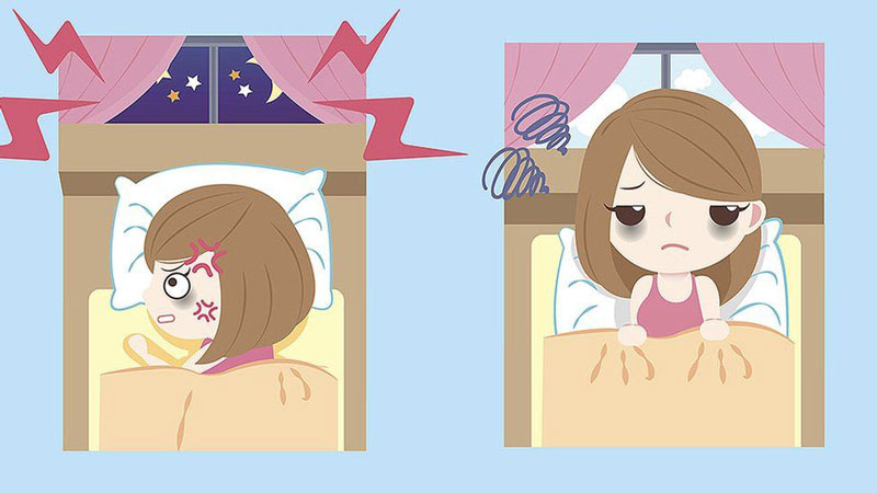 Nữ giới có nguy cơ bị mất ngủ cao hơn so với nam giới do những đặc trưng về mặt sinh lý