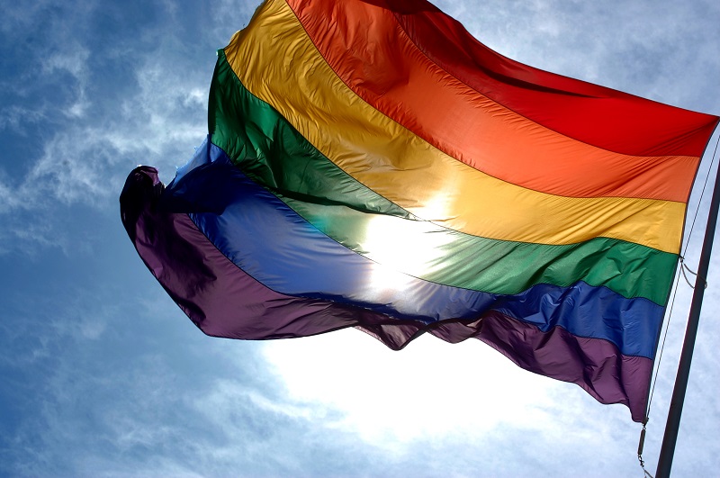 Hình ảnh cờ lục sắc của cộng đồng LGBT