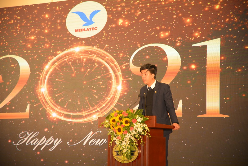 TGĐ Nguyễn Trí Anh phát biểu tại buổi lễ Tổng kết năm 2020