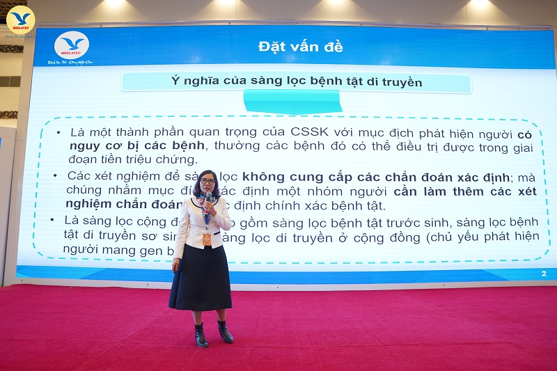 PGS.TS Hoàng Thị Ngọc Lan - PGĐ Trung tâm Chẩn đoán trước sinh Bệnh viện Phụ sản Trung ương
