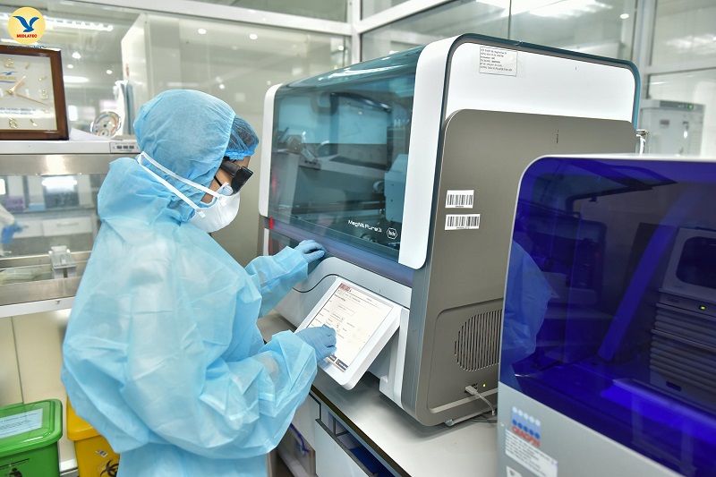 Hệ thống máy xét nghiệm sử dụng kỹ thuật Real-time PCR hiện đại tại MEDLATEC