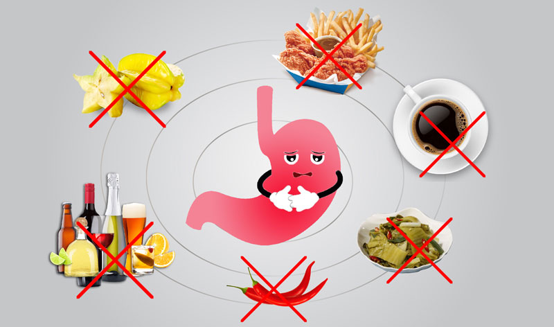 Những thực phẩm không nên ăn khi bị bệnh dạ dày do vi khuẩn HP gây ra