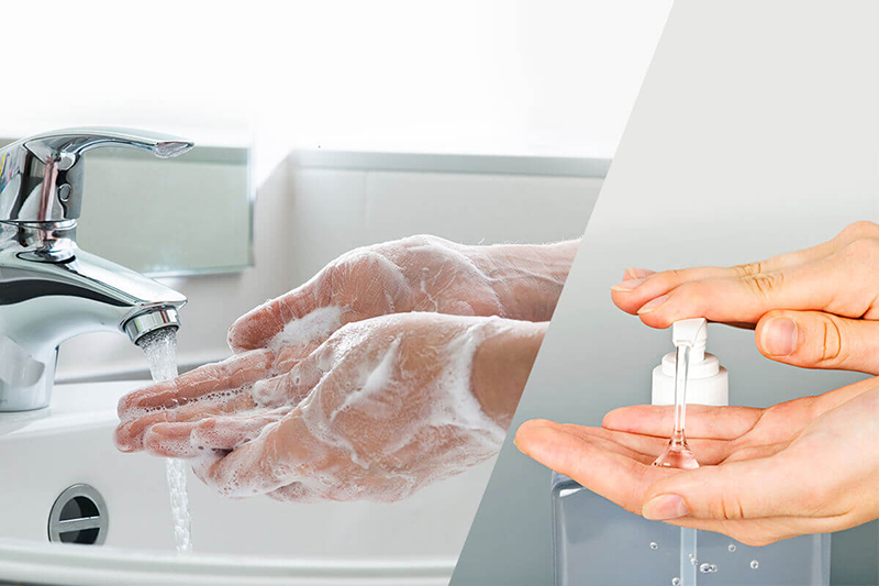 Rửa tay bằng xà phòng nhằm hạn chế sự lây nhiễm của virus cúm