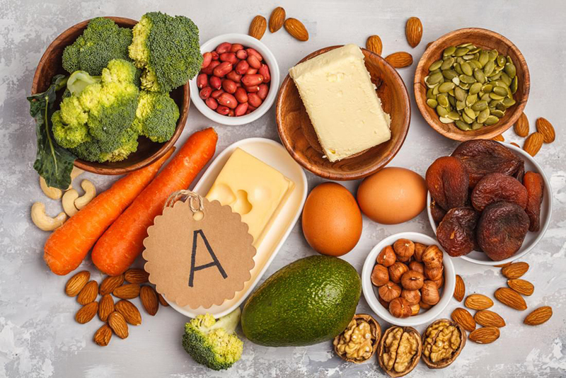 Một số loại thực phẩm giàu lượng vitamin A cần thiết cho cơ thể