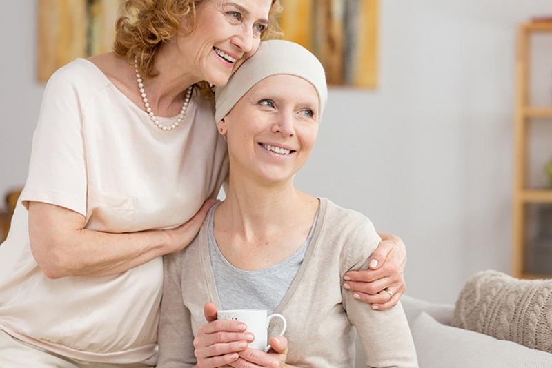 Bệnh nhân ung thư luôn cần sự động viên của người thân
