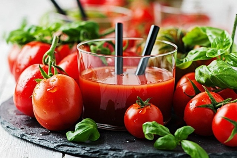 Nước ép cà chua giúp hỗ trợ giảm cân hiệu quả