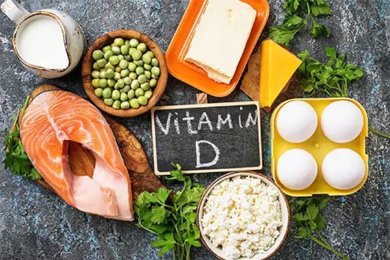 Mẹ nên bổ sung nhiều thực phẩm có chứa vitamin D