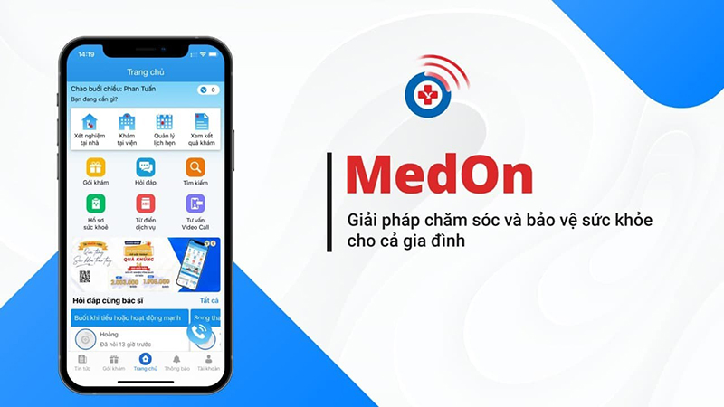 Ứng dụng MedOn giúp bạn nói chuyện và trao đổi tình trạng sức khỏe với bác sĩ