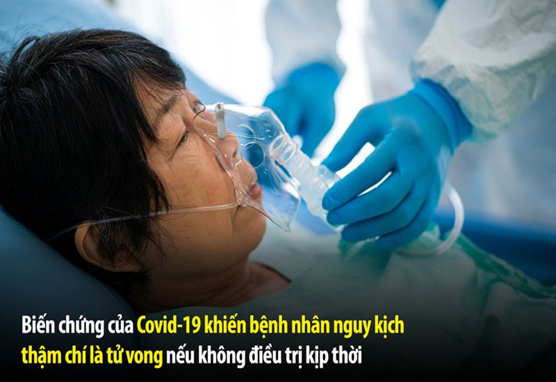 Covid 19 gây viêm phổi cấp, suy hô hấp cấp tính