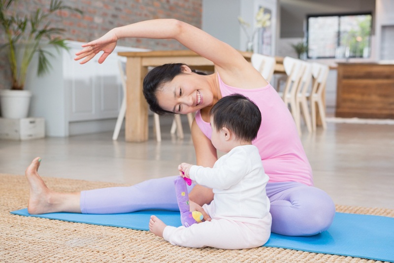 Phụ nữ sau sinh cần chăm chỉ tập thể dục để cải thiện sức khỏe