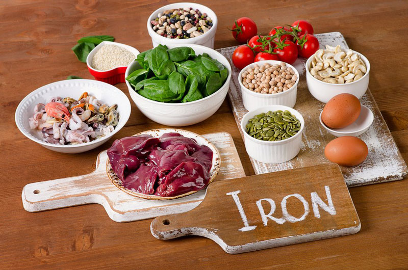 Thực phẩm giàu sắt giúp bệnh nhân không bị thiếu máu, suy giảm hệ miễn dịch