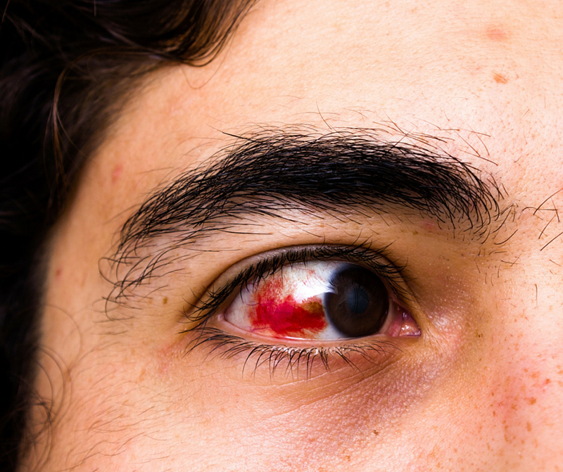Nguyên nhân gây ra tình trạng này có thể do bị chấn thương trực tiếp ở mắt