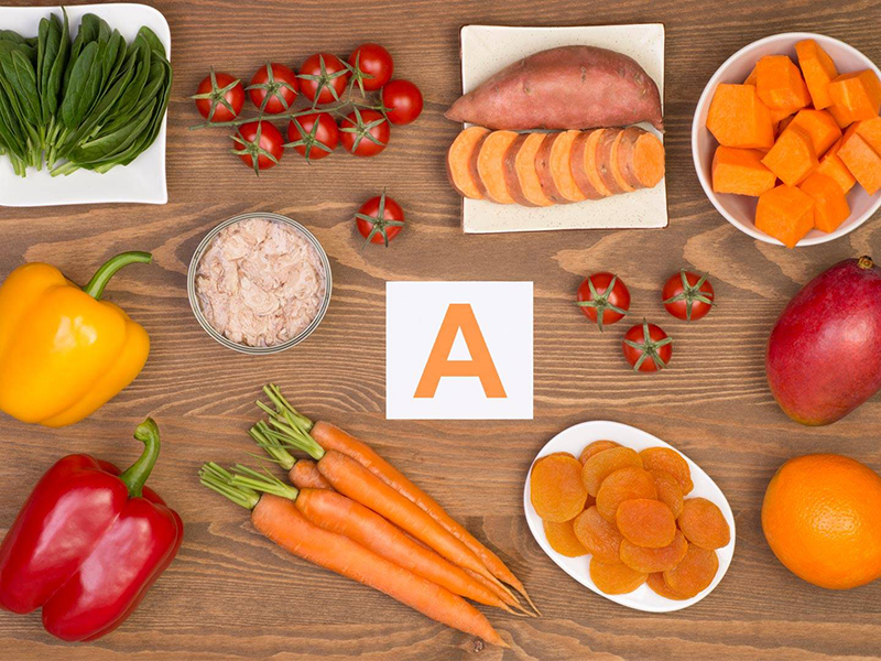 Để quá trình điều trị nhanh hơn, bạn nên bổ sung các loại thực phẩm giàu vitamin A