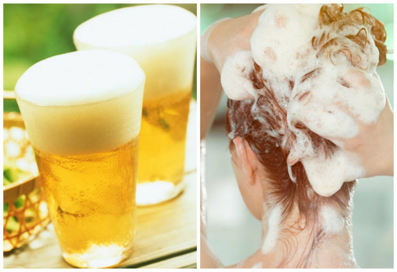 Ngoài việc là một thức uống giải khát, bia còn có công dụng giúp tóc mọc nhanh và dày