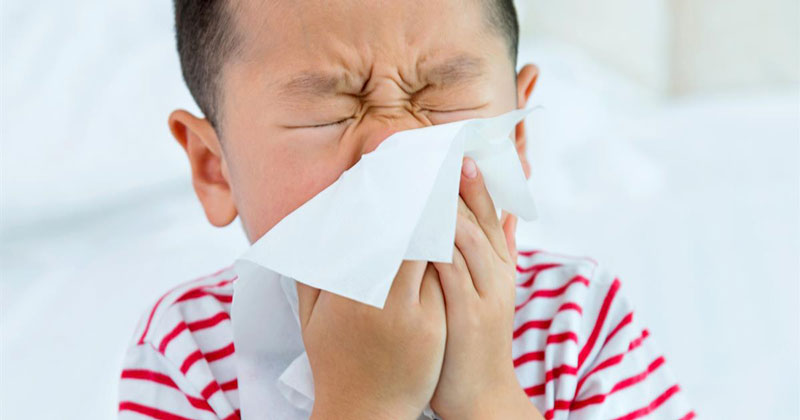 Bệnh hô hấp là vấn đề thường gặp ở trẻ nhỏ trong thời điểm giao mùa