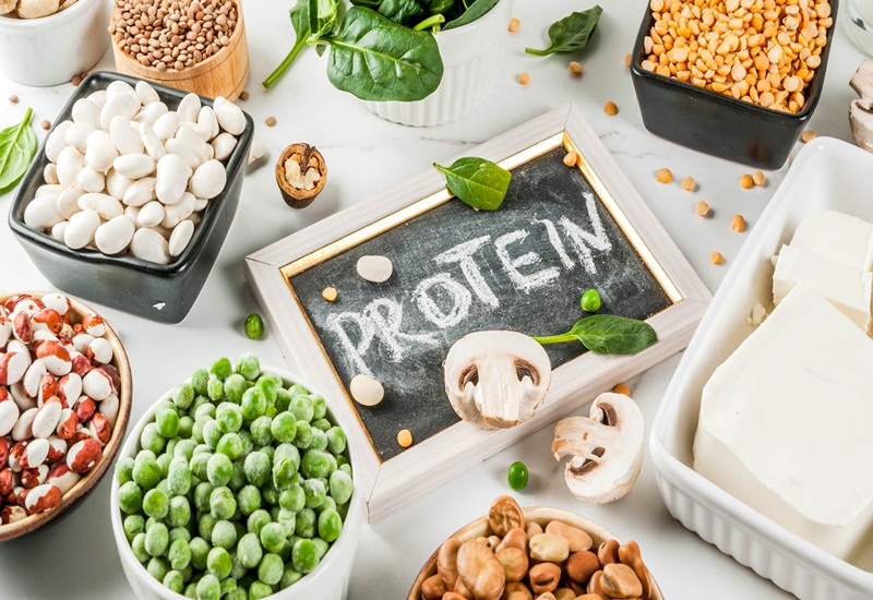 Protein có nhiều trong các loại thực phẩm có nguồn gốc từ động, thực vật