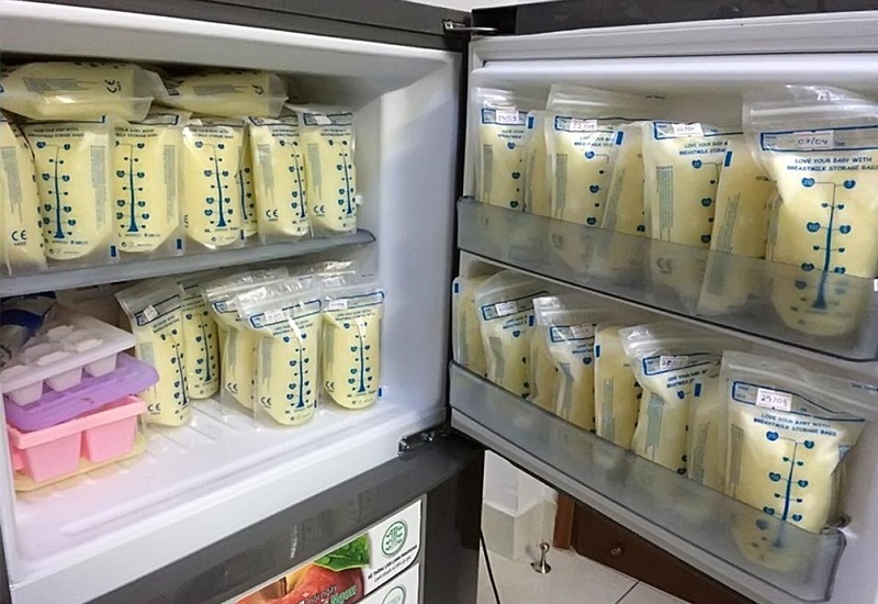 Sữa để trong ngăn đá tủ lạnh có thể bảo quản trong vòng 6 tháng