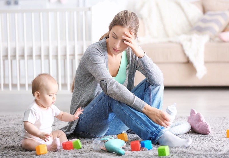Sự thay đổi lớn khi có em bé khiến người mẹ chưa kịp thích nghi và dễ dẫn đến trầm cảm