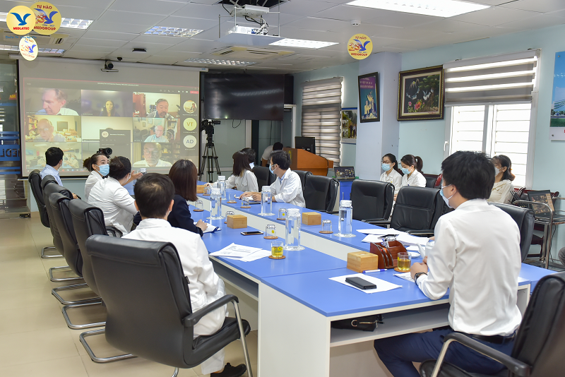 Hệ thống Y tế MEDLATEC họp trực tuyến với các chuyên gia của tổ chức CAP