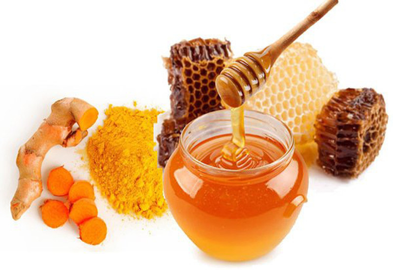  Nghệ và mật ong có tác dụng kiểm soát triệu chứng khó chịu do viêm loét dạ dày