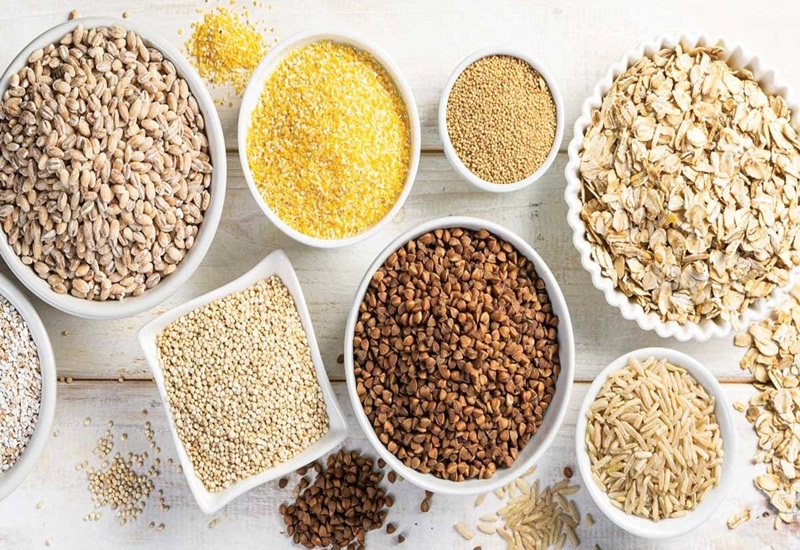 Tinh bột có nhiều trong các loại hạt