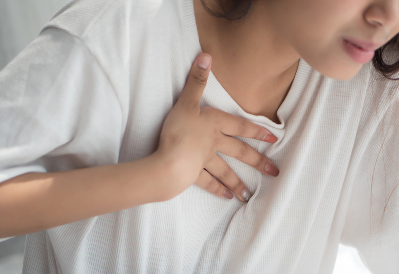 Bệnh nhân bị đau ngực hoặc có những  biểu hiện bất thường khác nên trì hoãn thực hiện đo chức năng hô hấp