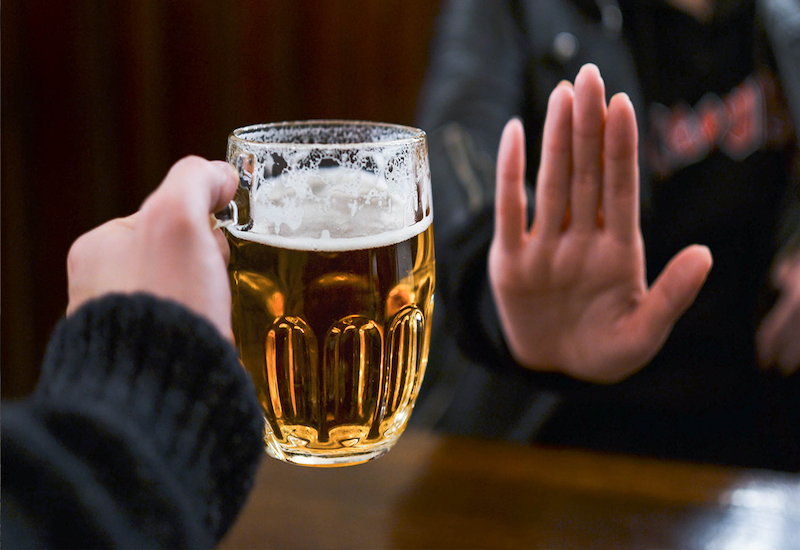 Tránh xa rượu bia khi bạn đang bị nhiễm toan hô hấp