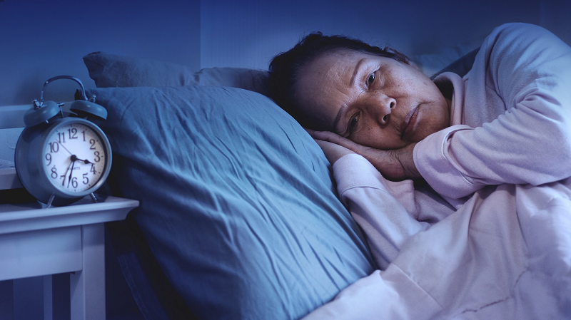 Khó ngủ, mất ngủ là một trong những triệu chứng điển hình của bệnh lý