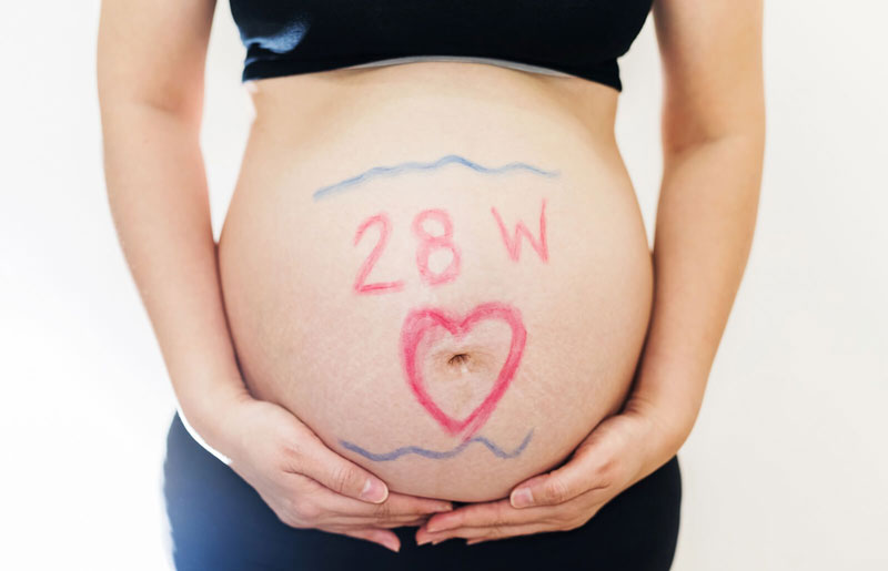 Bước vào tuần 28 của thai kỳ, thai nhi sẽ có nhiều thay đổi