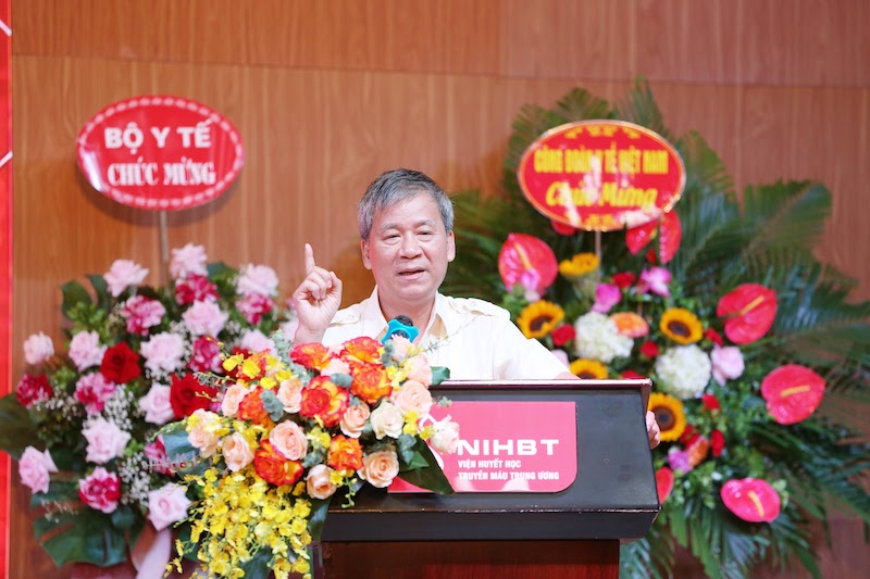 GS.AHLĐ Nguyễn Anh Trí phát biểu tại Lễ công bố quyết định