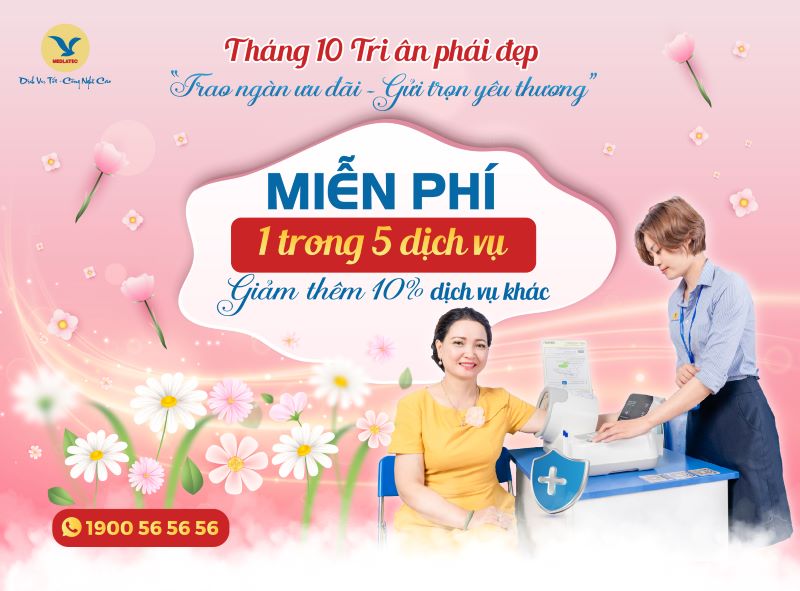 Hệ thống Y tế MEDLATEC trao gửi món quà sức khỏe tới phái đẹp nhân ngày Phụ nữ Việt Nam 20/10 