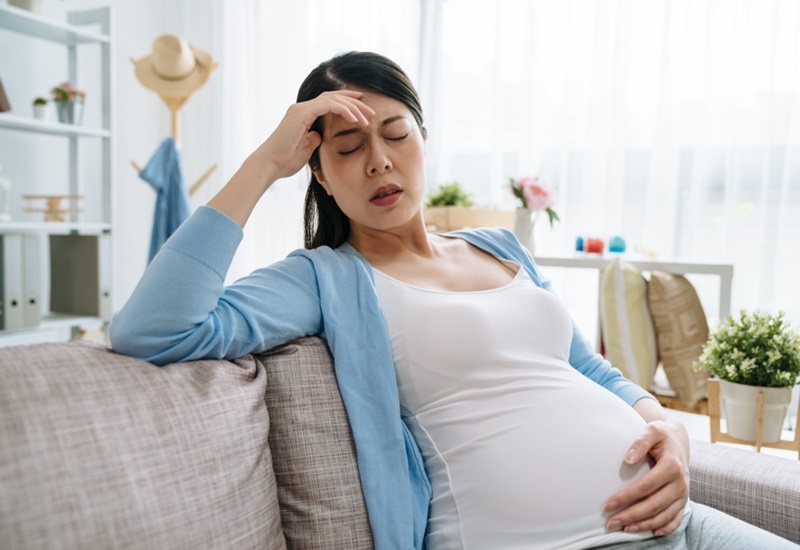Mẹ bầu dễ bị nóng khi mang thai