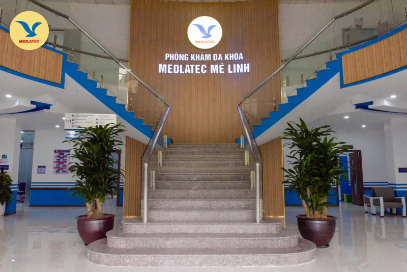 Phòng khám Đa khoa MEDLATEC Mê Linh khang trang, hiện đại sẵn sàng phục vụ khám chữa bệnh cho người dân