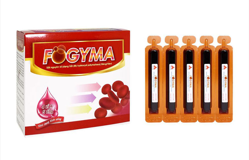 Sắt Fogyma hỗ trợ bổ sung sắt cho bệnh nhân thiếu máu