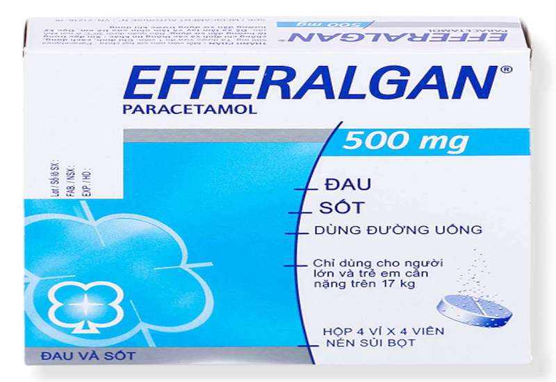 Viên sủi chứa paracetamol giúp giảm đau, hạ sốt