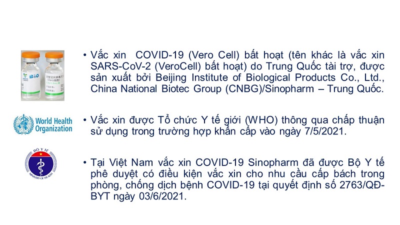  Vaccine Vero Cell do Trung Quốc sản xuất
