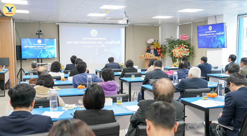 Toàn cảnh Chương trình họp Hội đồng Khoa học Công nghệ và Đào tạo MEDLATEC GROUP diễn ra tại Tòa nhà MEDLATEC Việt Nam