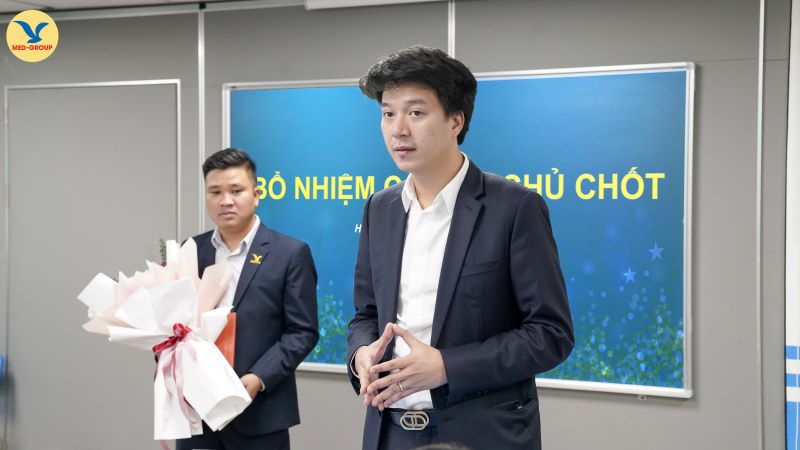 Tổng giám đốc Nguyễn Trí Anh phát biểu chỉ đạo tại Lễ bổ nhiệm 