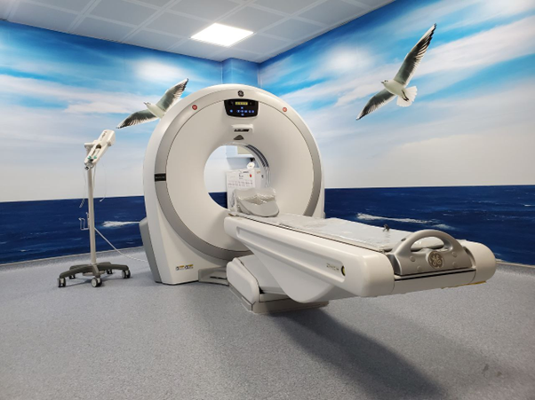 Hình ảnh máy chụp CT tại MEDLATEC Tây Hồ
