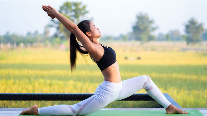 Các động tác tập luyện yoga rất có ích cho người bệnh