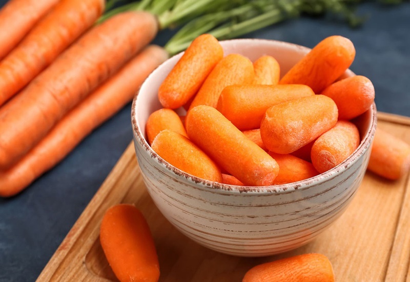 Cà rốt là thực phẩm chứa nhiều vitamin A